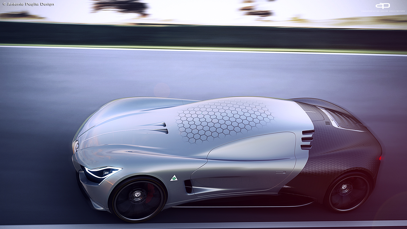 grace，power，alfa，alpha，Concept sports car，